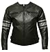Womens Leather Jacket Motorcycle Armor Ladies Black GM