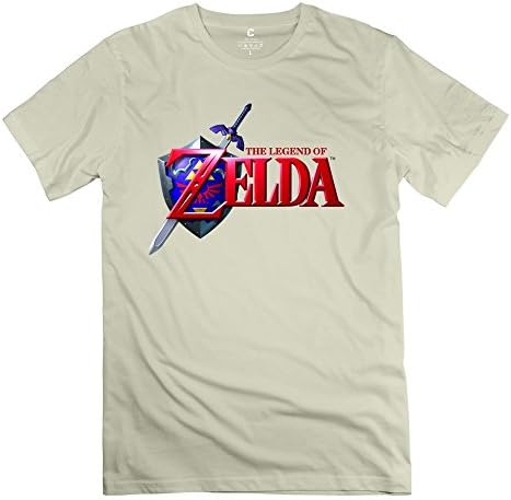 Legend Zelda Ocarina Time Men's Short Sleeve Tee Size S Natural