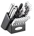 Cuisinart 21-piece Stainless Steel Cutlery Set with Bonus Cutting Board