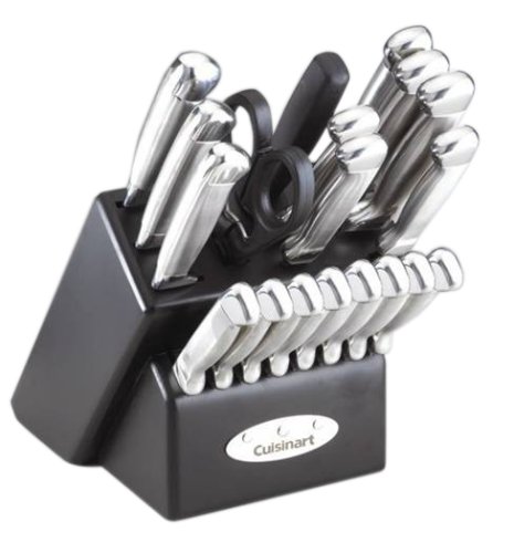 Cuisinart 21-piece Stainless Steel Cutlery Set with Bonus Cutting Board