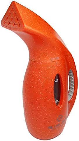 Joy Mangano My Little Steamer 900-watt Shine Like a Gem Orange Topaz