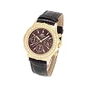 MC Damenarmbanduhr Chronograph Lederband 25693