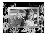 Review Jaf Gifts  / 4x6 Sisters Picture Frame EXPRESSIONS GLASS - Black