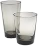 Libbey Flare 16-Piece Beverage Glass Set, Smoke
