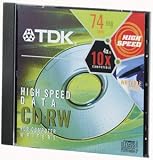 TDK CD-RW Media 10x- High Speed (1-Pack)