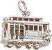 Jewelry : San Francisco Cable Car Charm by Rembrandt Charms