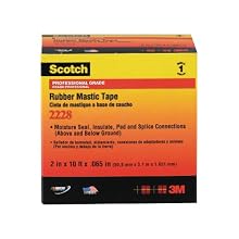 Scotch Rubber Mastic Electrical Tape, 1-Inch by 10-Foot by .065-Inch