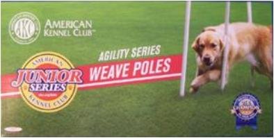 American Kennel Junior Series Dog Agility Weave Poles