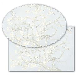 Almond Blossoms - Set of 10 Correspondence Greeting Cards and Envelopes