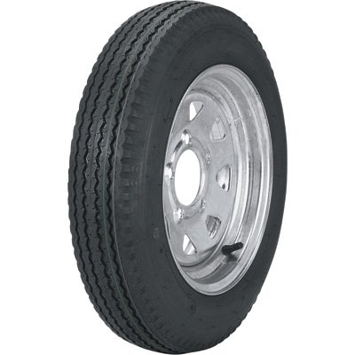 5-Hole Galvanized Wheel & Tire - 20.5in. x 480 