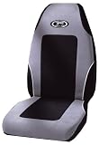 Gray And Black R Racing Street Fighter Universal-Fit Bucket Seat Cover