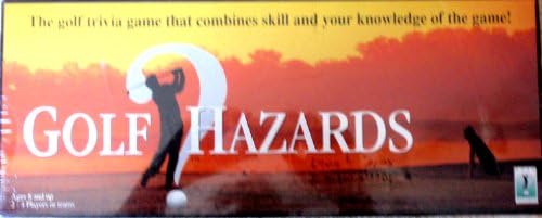 Golf Hazards; the Golf Trivia Game That Combines Skill and Your Knowledge of the Game