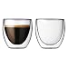 Bodum Pavina 2-Ounce Double-Wall Thermo Glasses (Espresso/Shot), Set of 2