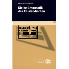 Kleine Grammatik des Altisl�ndischen