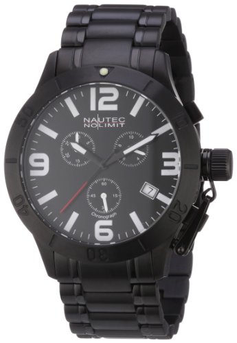 Nautec No Limit Herren-Armbanuhr Canteen Diver Chrono CD QZ/IPIPIPBK Preisvergleich