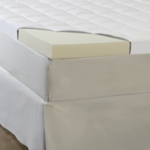 Sleep Comfort 4.5Inch Memory Foam and Fiber Topper Full (*_*) Discount Beautyrest 3inch Gel