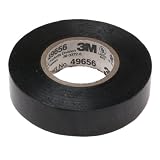 3M 49656 "Tartan" Vinyl Black Plastic Electrical Tape, 3/4-Inch-by-60-Feet