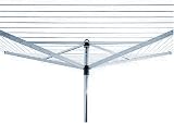 Brabantia Top Spinner Rotary Dryer 40m Metallic Grey