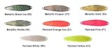 Swedish Pimples - Crushed Ice Transparent Size: 6; Color: Metallic Nickel (NI)
