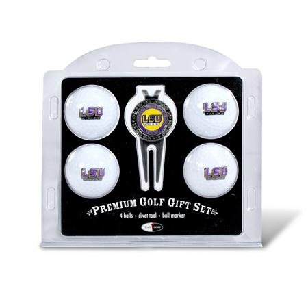 Louisiana State Lsu Tigers Ncaa 4 Team Logo Golf Ball Divot Tool Set