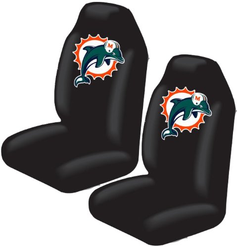 Bucket Seat Covers - NFL Football - Miami Dolphins - Pair