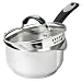 Oneida Cook N' Pour Stainless Steel 2-1/2-Quart Sauce Pan with Lid