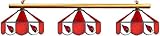 Arizona Cardinals Pool Table Light - Stained Glass Shades