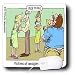 Londons Times Funny Society Cartoons - Wedgie Support Group - Mouse Pads