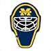 University Of Michigan Neon Hockey Helmet Light