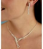 Love Knot Necklace and Earrings Jewelry Set