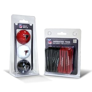 NFL Atlanta Falcons 3 Pack Baseballs (50 Pack Team Tees)