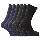 Mens Non Elastic Extra Soft Top Warm Thermal Socks (Pack of 6)