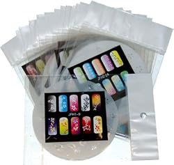 AIRBRUSH NAIL STENCIL SET # 1 PACKAGE OF 20 NAIL TEMPLATES Kustom Shop
