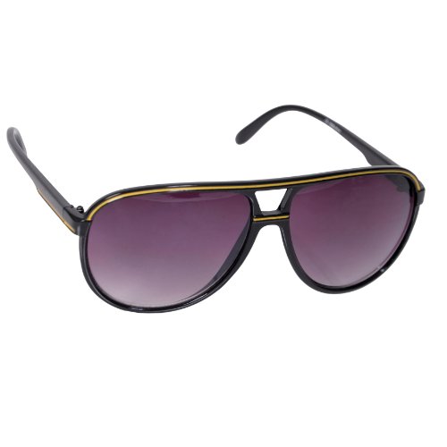 Adi Designs CE1920-0141 Womens Black with Gold Accent Aviators
