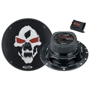 Boss Car Audio Video Phantom Skull 6 1 2 Component Iluminated Eyes 400 Watt Pmpo