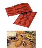 Flexible Bakeware Big Boat 4 x 1.75 x .75D, 9/sheet