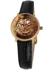 Pedre Womens Vintage Gold-Tone Mechanical Swiss Parts Watch # V6420GX