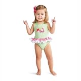 Mud Pie One Piece Lady Bug Swimsuit - 12 - 18 months
