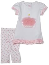 Mud Pie Baby Birthday White Cotton Tunic and Pink Polka-Dot Cotton-Spandex Legging Set, Cupcake, 12 Months
From Mud Pie
