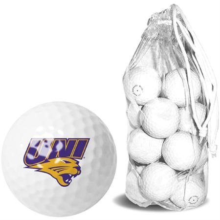 Northern Iowa Panthers Uni Ncaa Clear Pack 15 Golf Balls