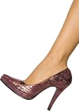 SALE Lizzie Snake skin pump