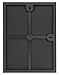MCS Format 9x12 Picture Frame Black, Vertical & Horizontal Wall Hanging Picture Frame for Photos & Art Prints (1-Pack)