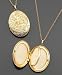 14k Gold Diamond Accent Locket