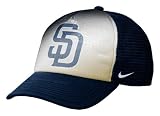 San Diego Padres Women's Nike Navy Fashion Trucker Snapback Adjustable Hat