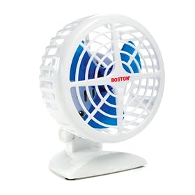 Boston Personal Fan, Plastic, White (25970)