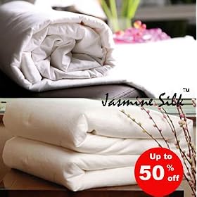 All Season Combination (9 Tog + 4.5 Tog) 100% Mulberry Silk Filled Duvet Quilt - Double or Queen (200 x 200cm)