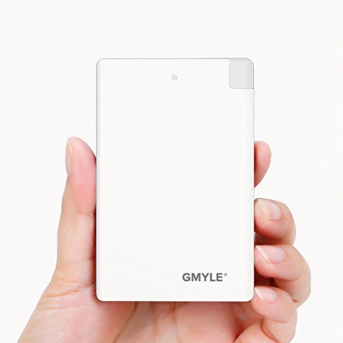 Power bank, gmyle® 2500mah ultra-thin wallet sized por…