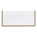 Deckle-Edge Place Cards 20 pk. - Dark Gold/ White