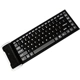 Flexible bluetooth wireless keyboard for Apple iPad 3G tablet/Wifi model 16GB, 32GB, 64GB / Smartphone/ PDA/ PPC (Black)