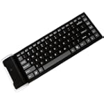 Flexible bluetooth wireless keyboard for Apple iPad 3G tablet/Wifi model 16GB, 32GB, 64GB / Smartphone/ PDA/ PPC (Black)